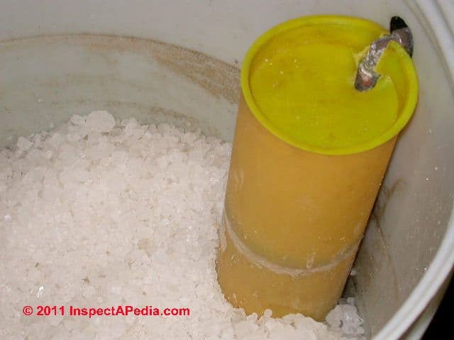 What are the benefits of using potassium chloride as a water softener salt?